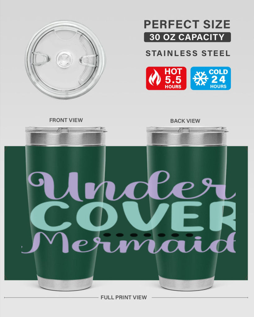 Under Cover Mermaid 639#- mermaid- Tumbler