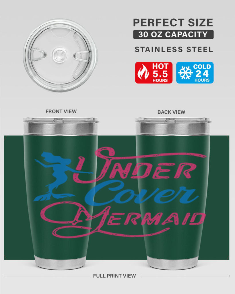 Under Cover Mermaid 640#- mermaid- Tumbler