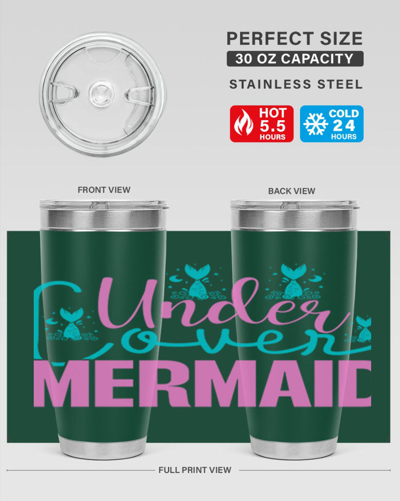 Under Cover Mermaid 643#- mermaid- Tumbler