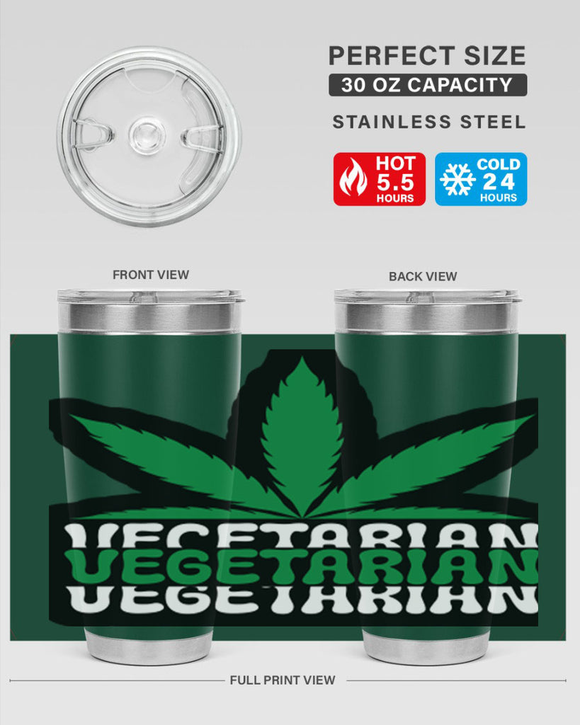 Vegetarian 271#- marijuana- Tumbler