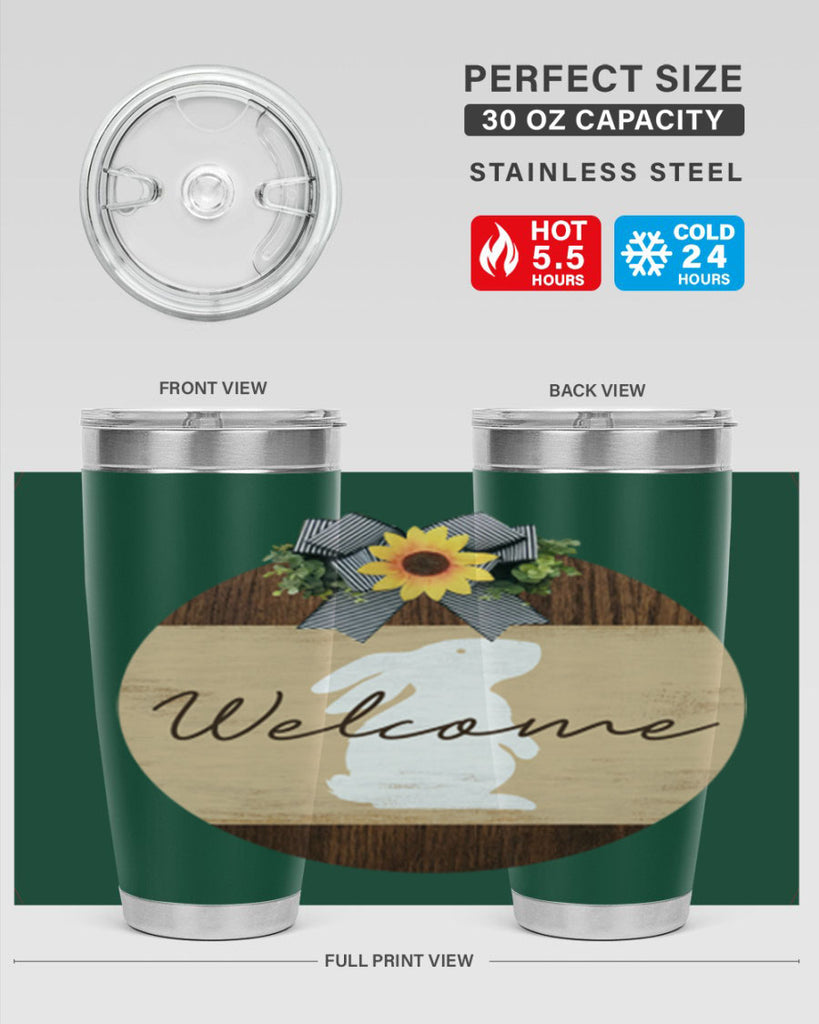 Welcome Bunny Mockup568#- spring- Tumbler