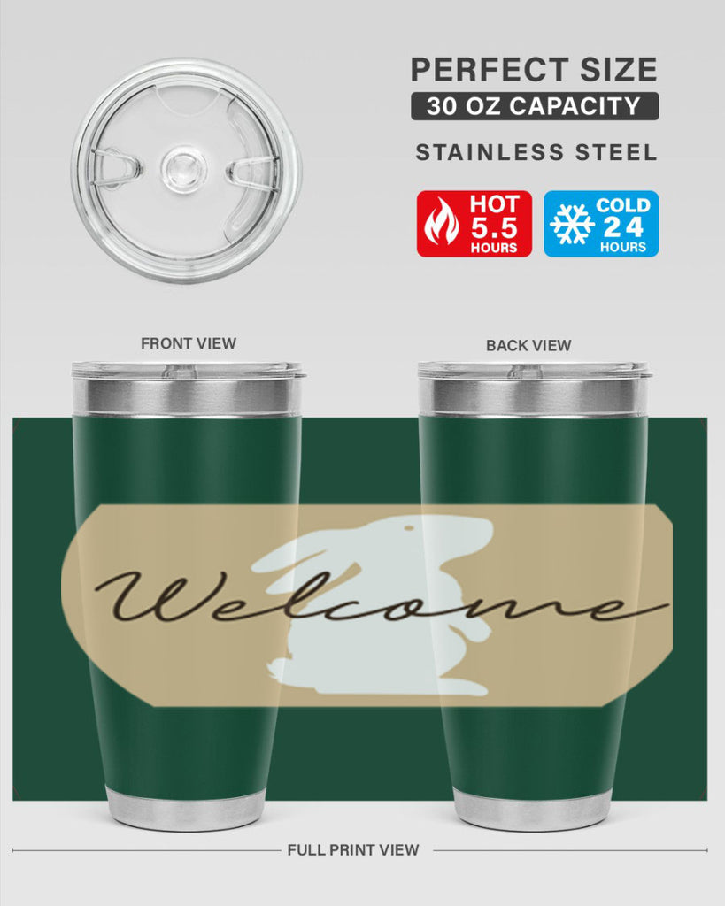 Welcome Bunny569#- spring- Tumbler