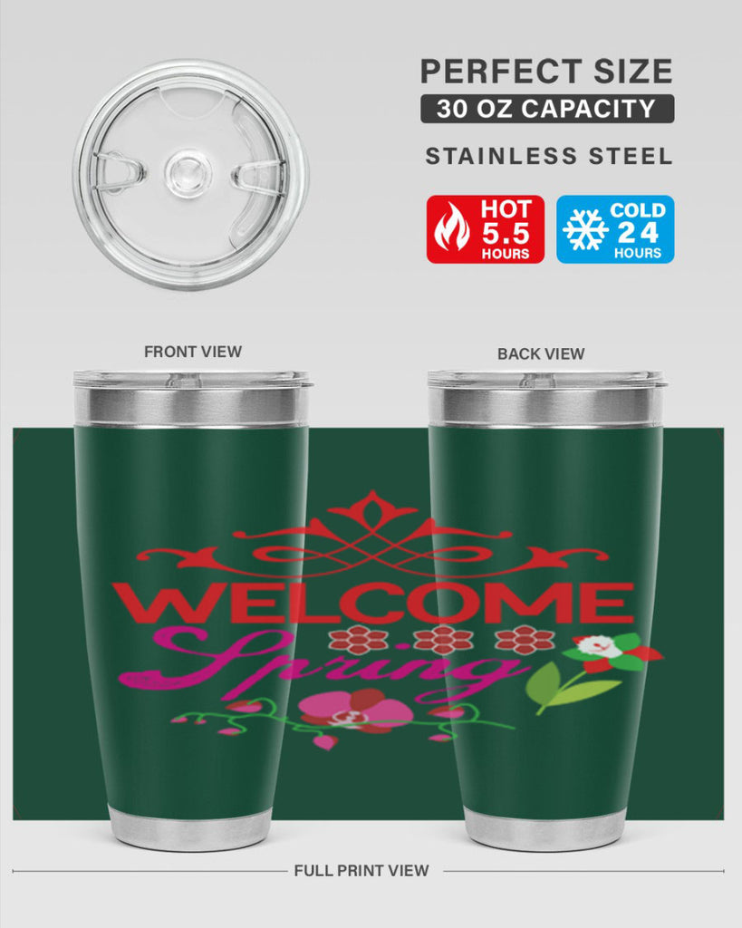 Welcome Spring 580#- spring- Tumbler