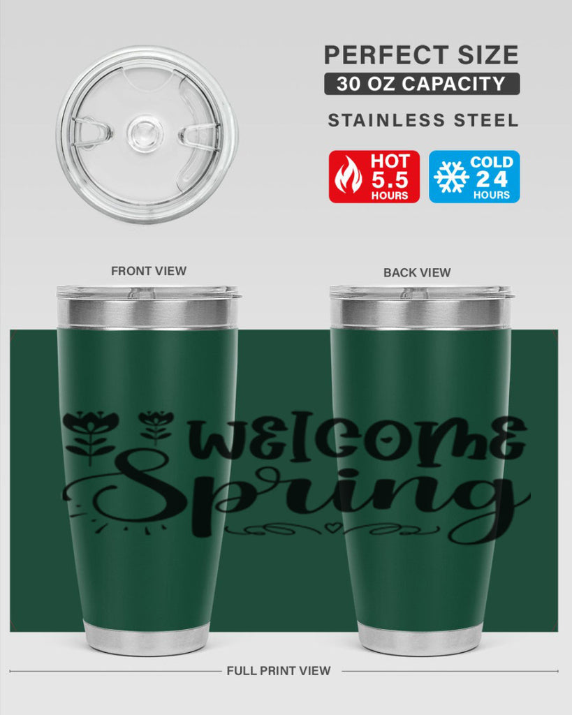 Welcome spring  595#- spring- Tumbler