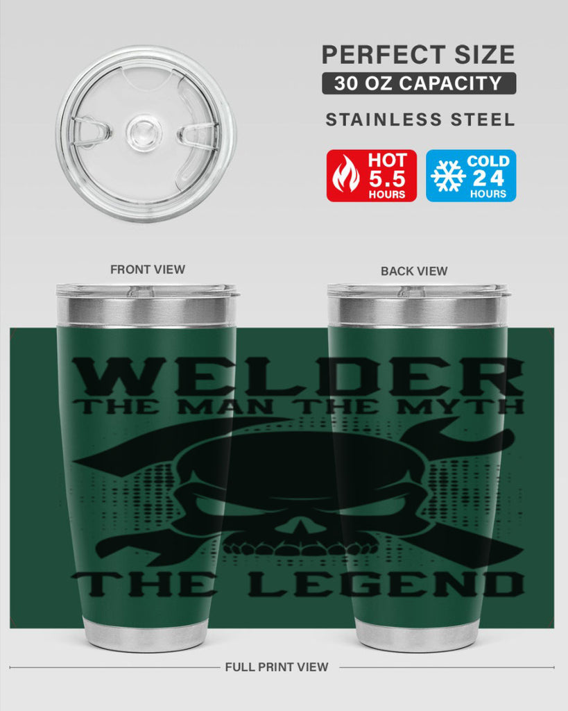 Welder the man Style 4#- welder- tumbler