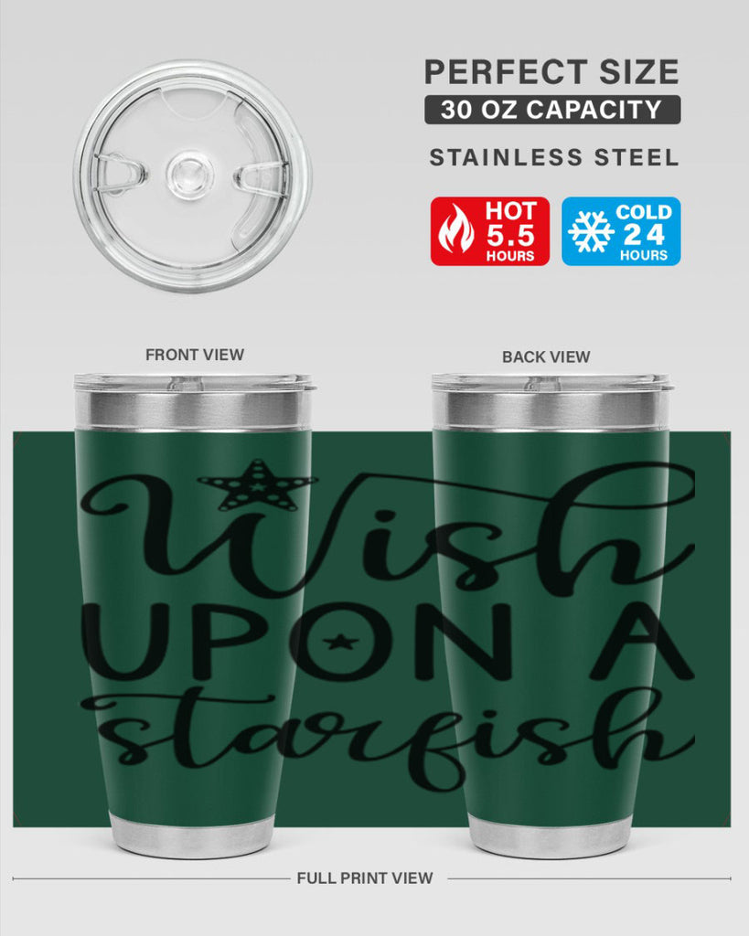 Wish upon a starfish  602#- spring- Tumbler