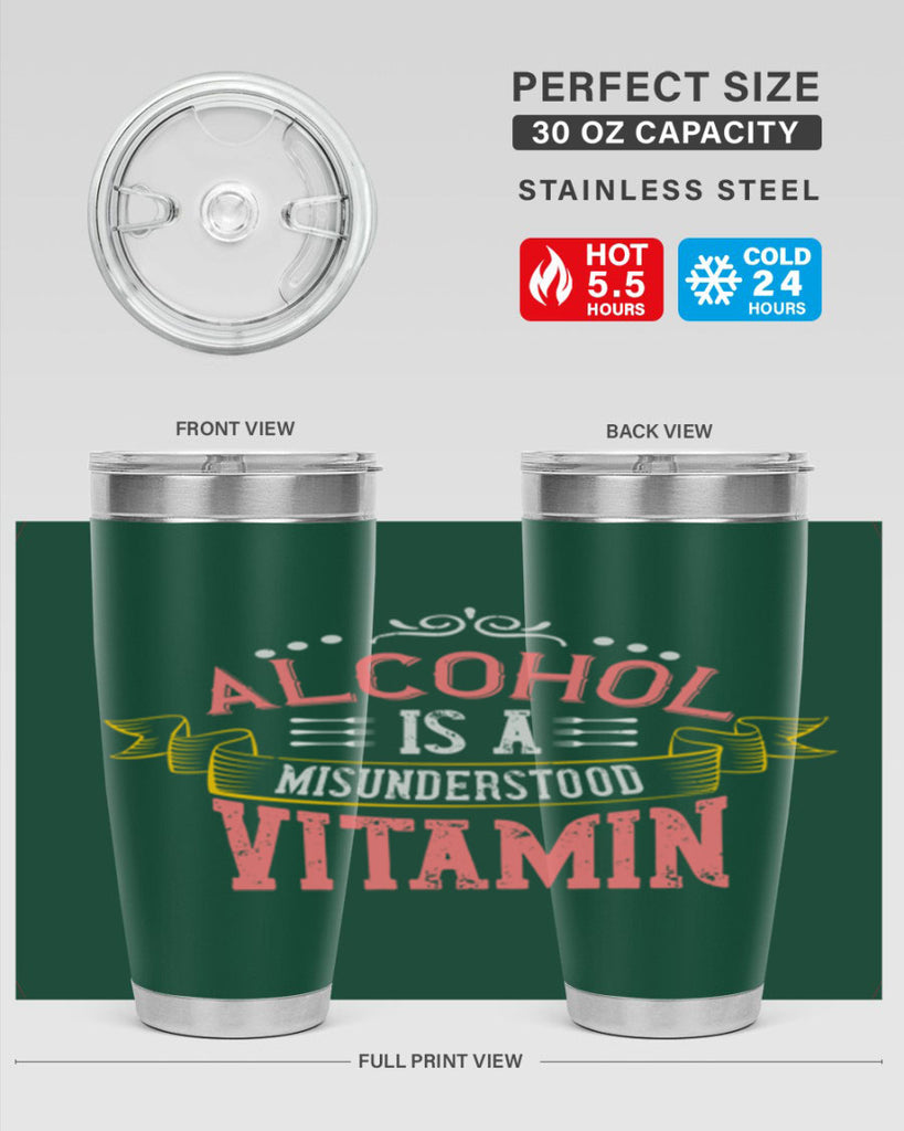 alcohol is a misunderstood vitamin 50#- cooking- Tumbler