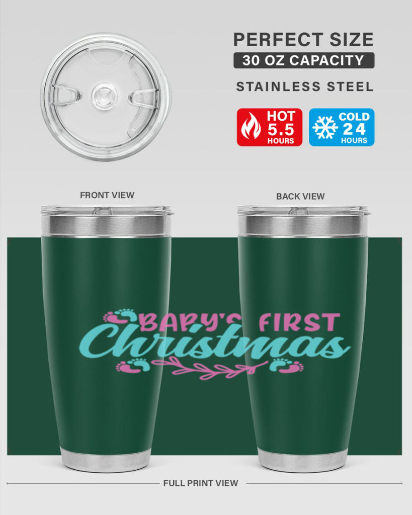 babys first christmas Style 287#- baby- tumbler