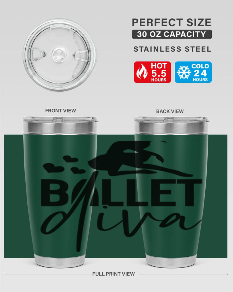 ballet diva 4#- ballet- Tumbler