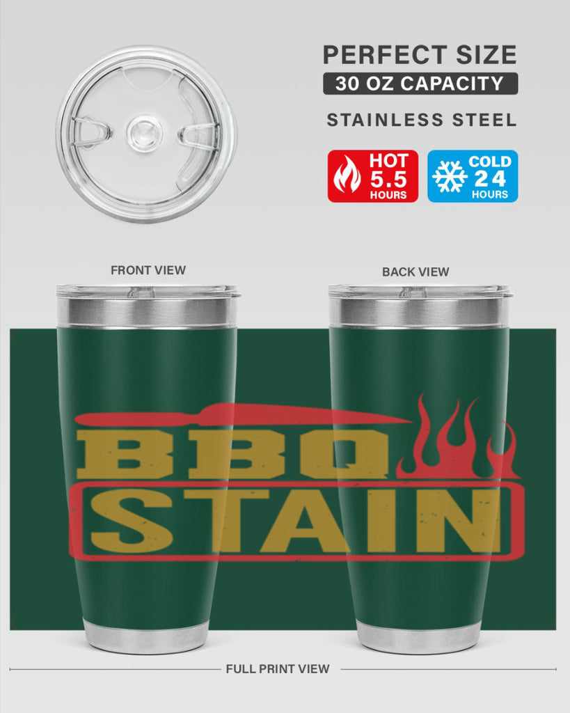 bbq stain 3#- bbq- Tumbler