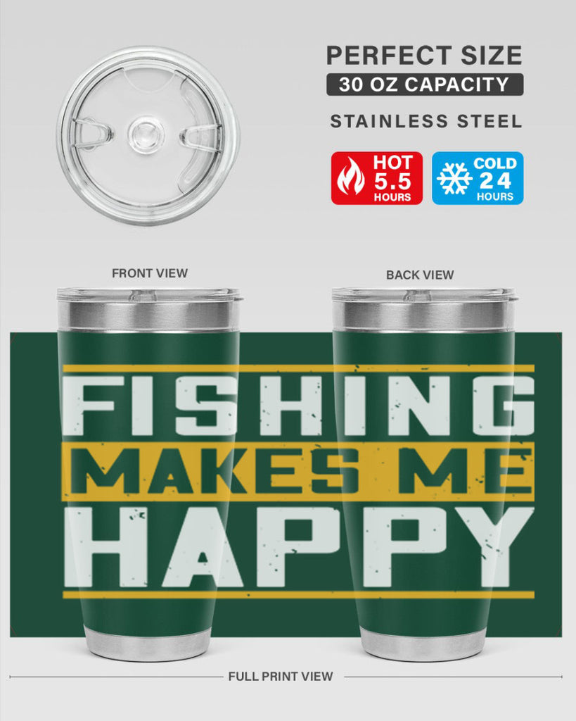 be happy and go for fishing 267#- fishing- Tumbler