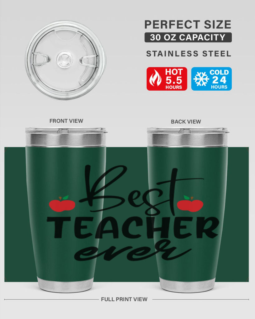 best teacher ever Style 188#- teacher- tumbler