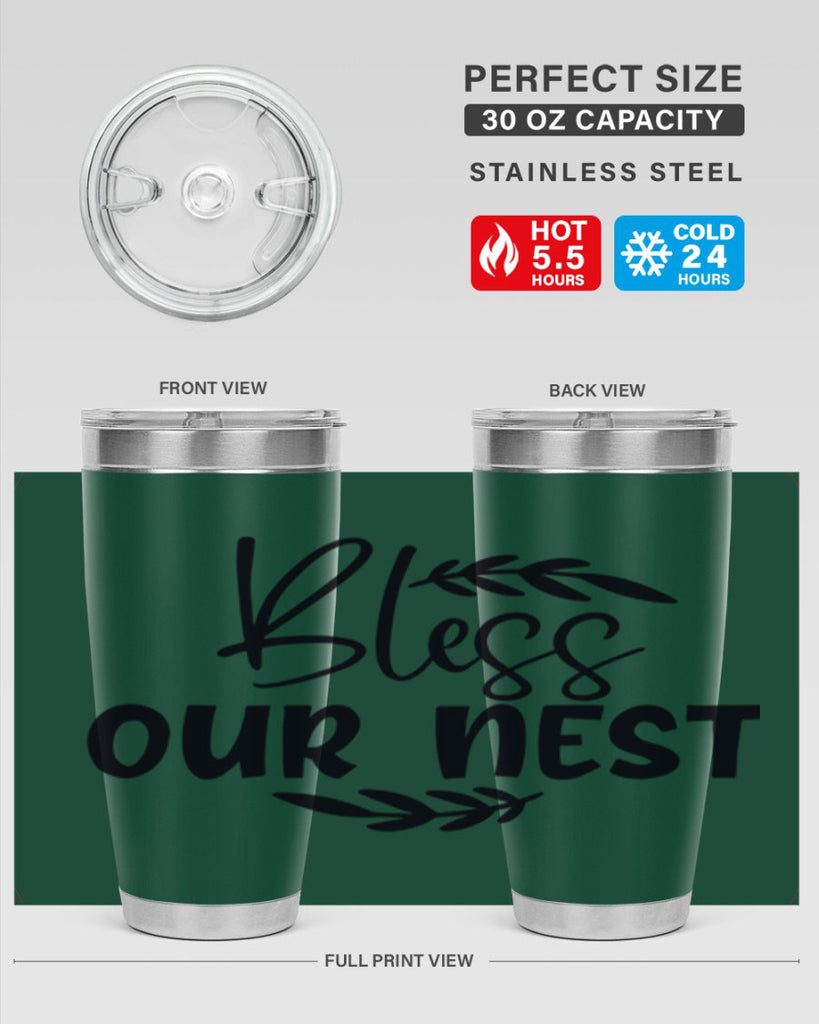 bless our nest 85#- home- Tumbler