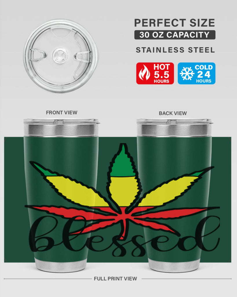 blessed cannabis jamacian 18#- marijuana- Tumbler