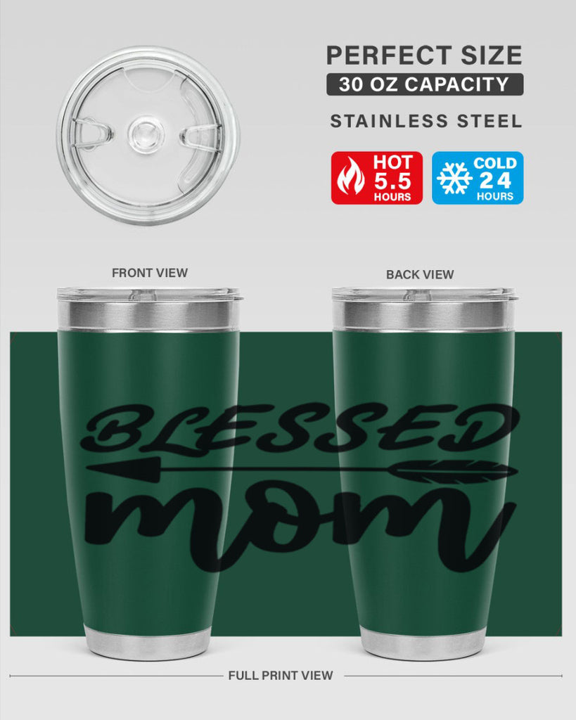 blessed mom 270#- mom- Tumbler