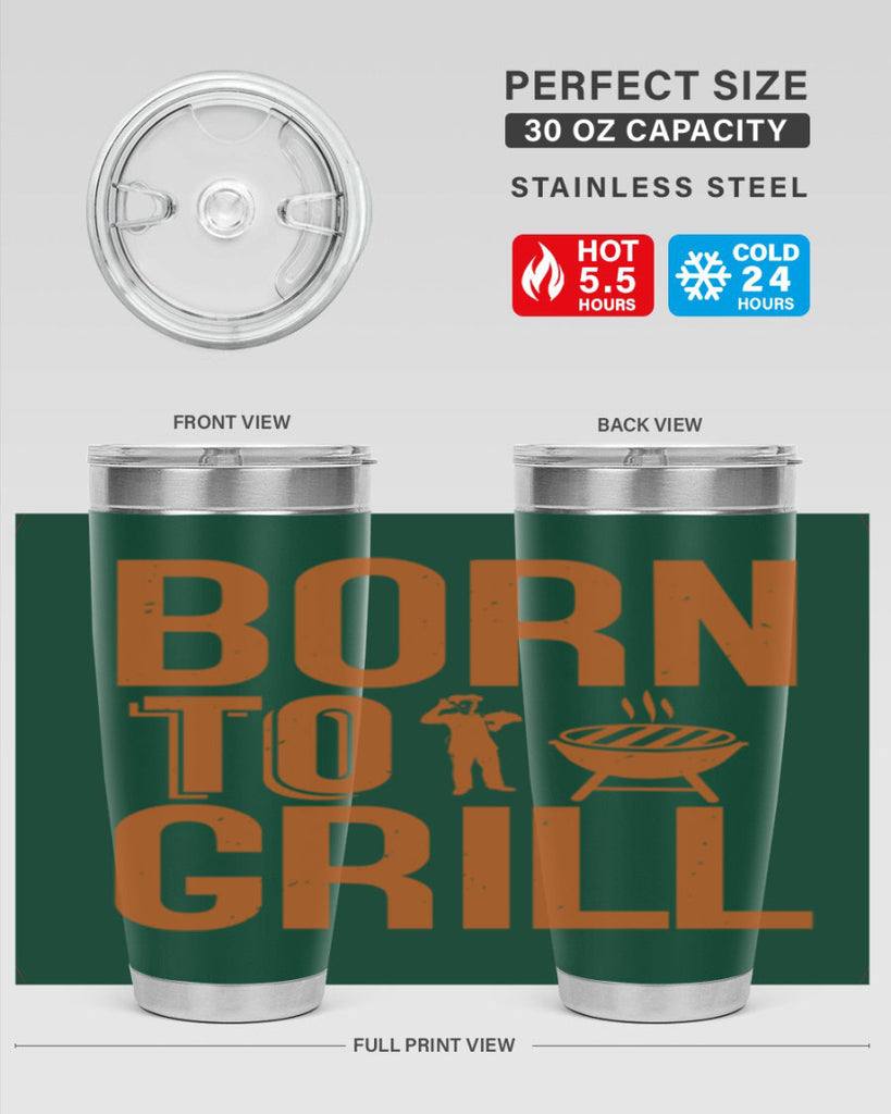 born to grill 1#- bbq- Tumbler