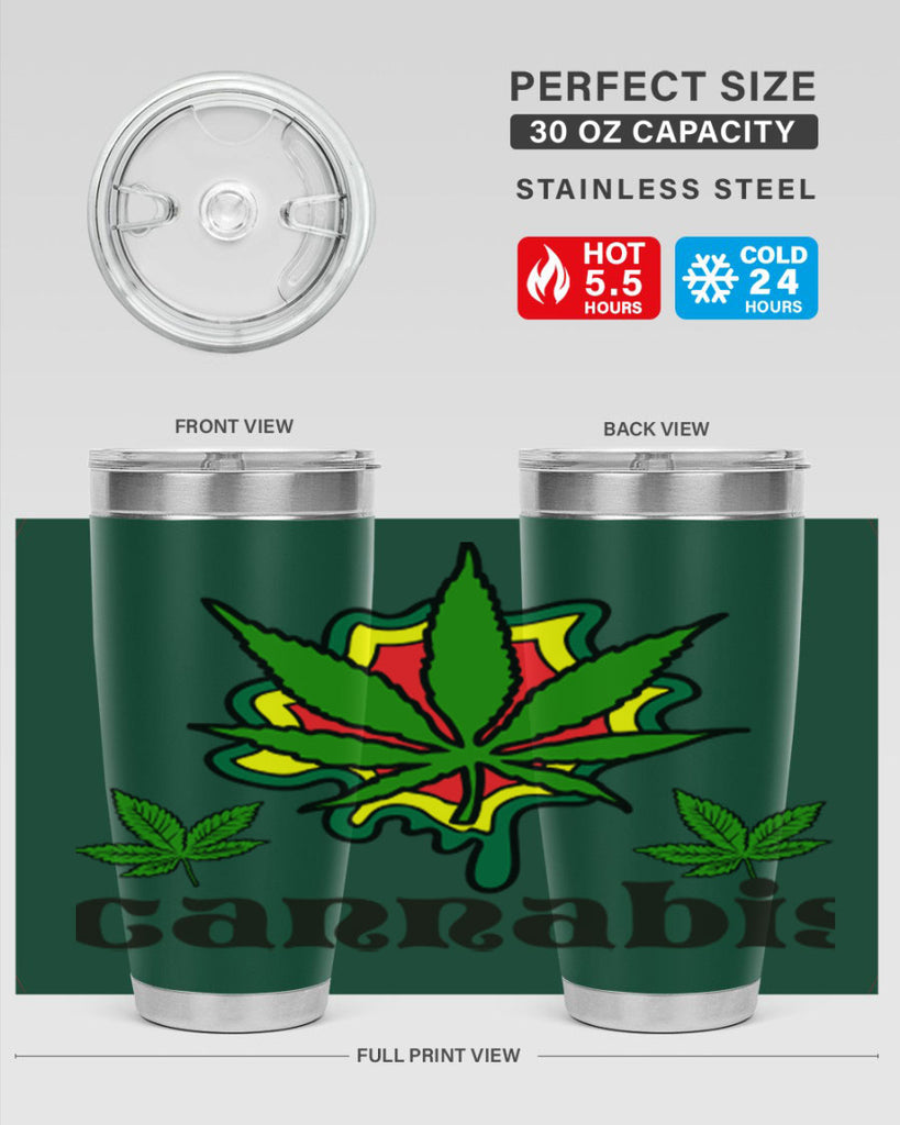 cannabis a 39#- marijuana- Tumbler