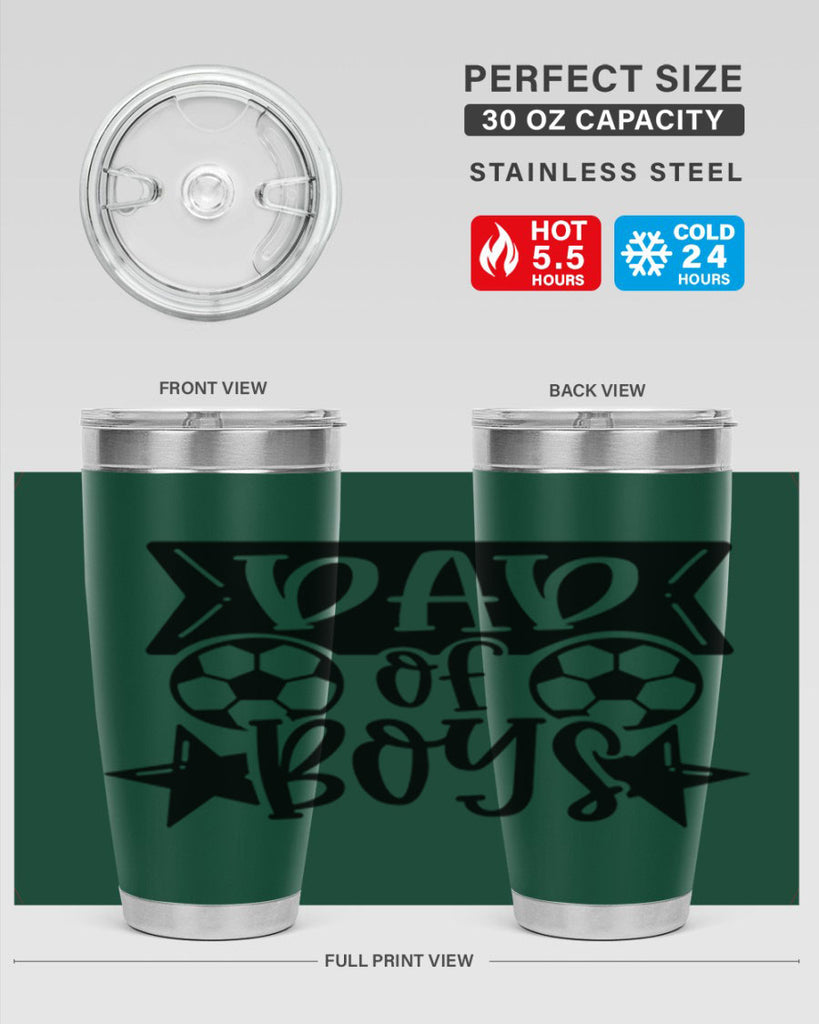 dad of boy 61#- fathers day- Tumbler
