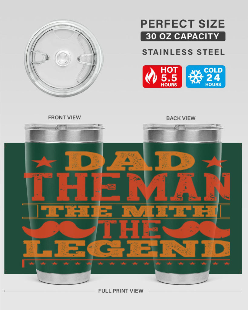 dad the man the mith the legend 262#- fathers day- Tumbler