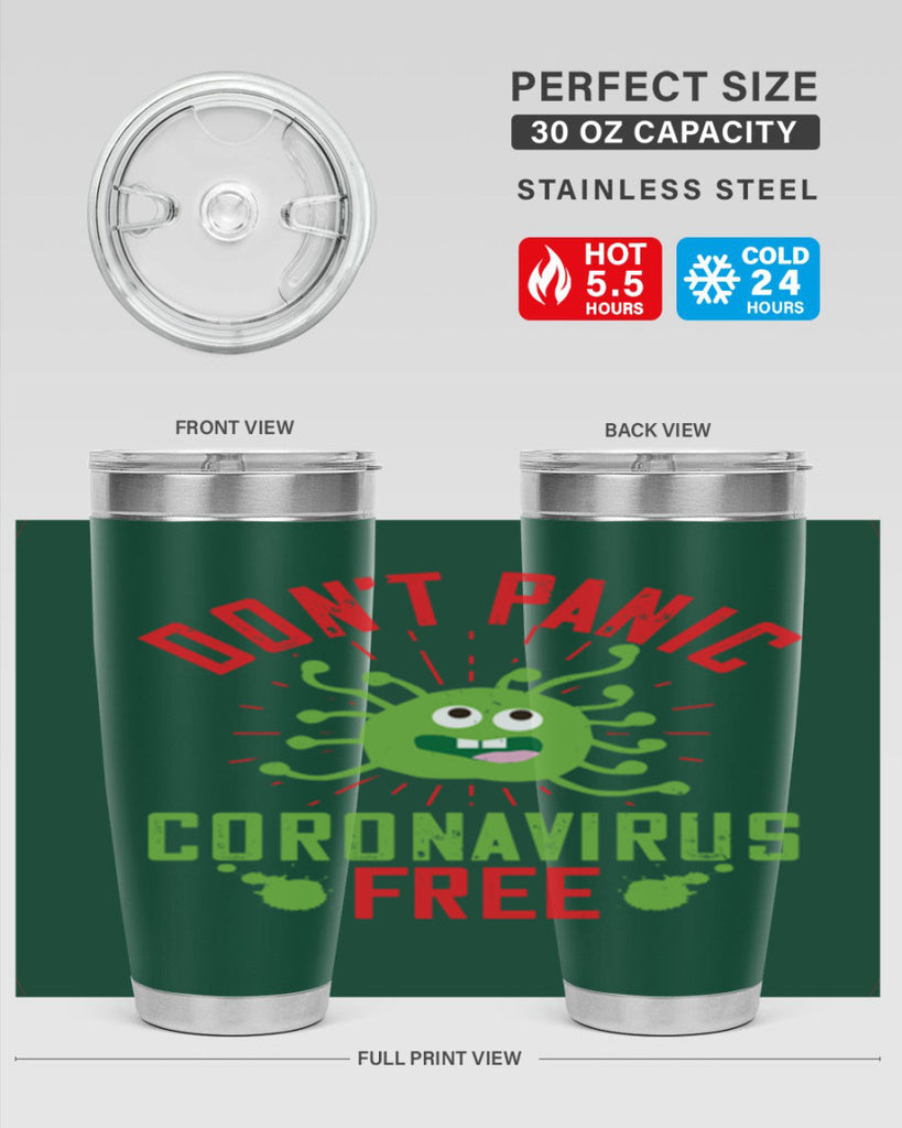 dont panic coronavirus free Style 43#- corona virus- Cotton Tank
