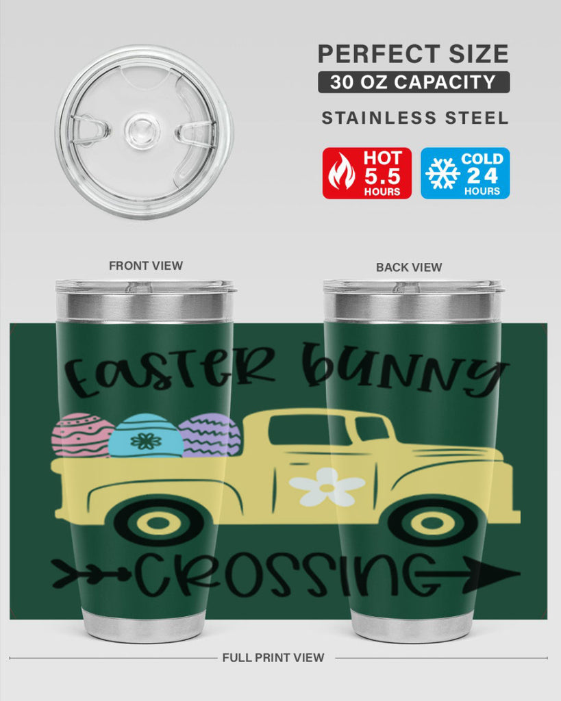 easter bunny crossing 59#- easter- Tumbler