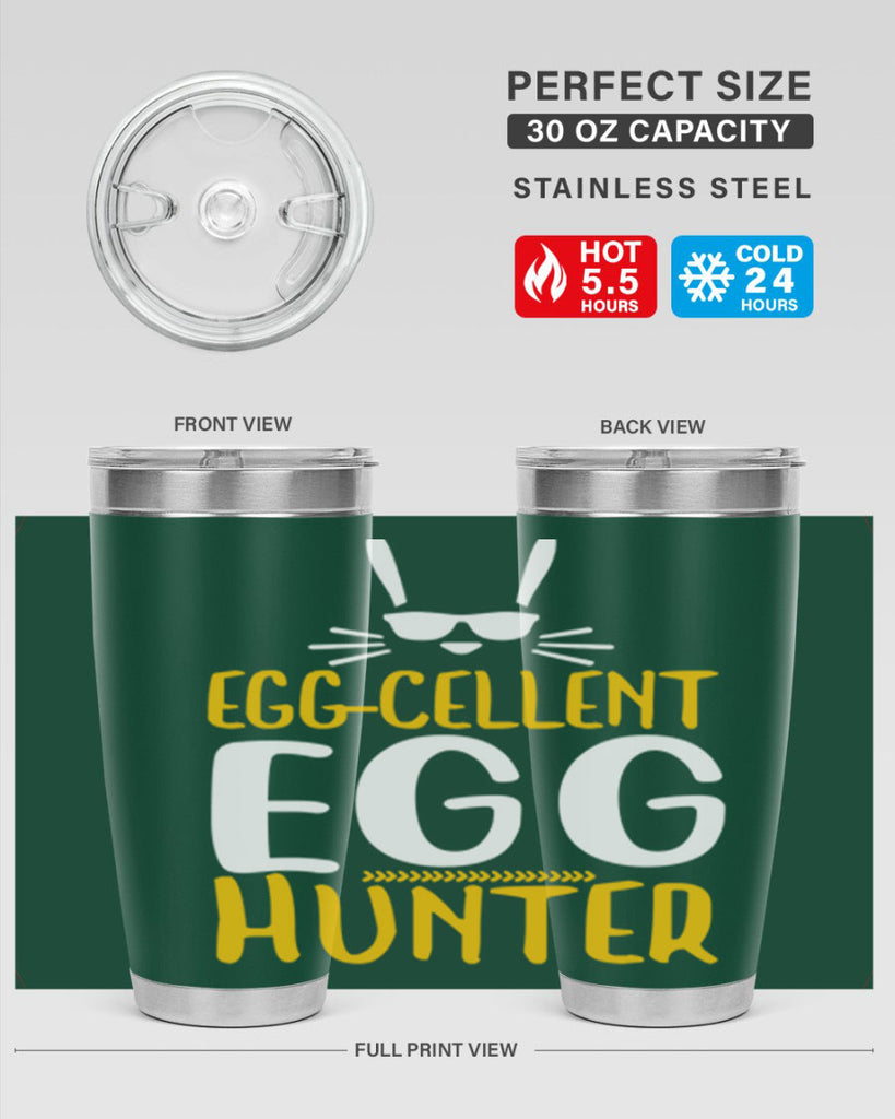 egg cellent egg hunter 82#- easter- Tumbler