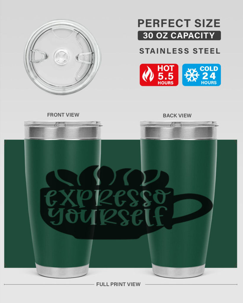 expresso yourself 56#- wine- Tumbler