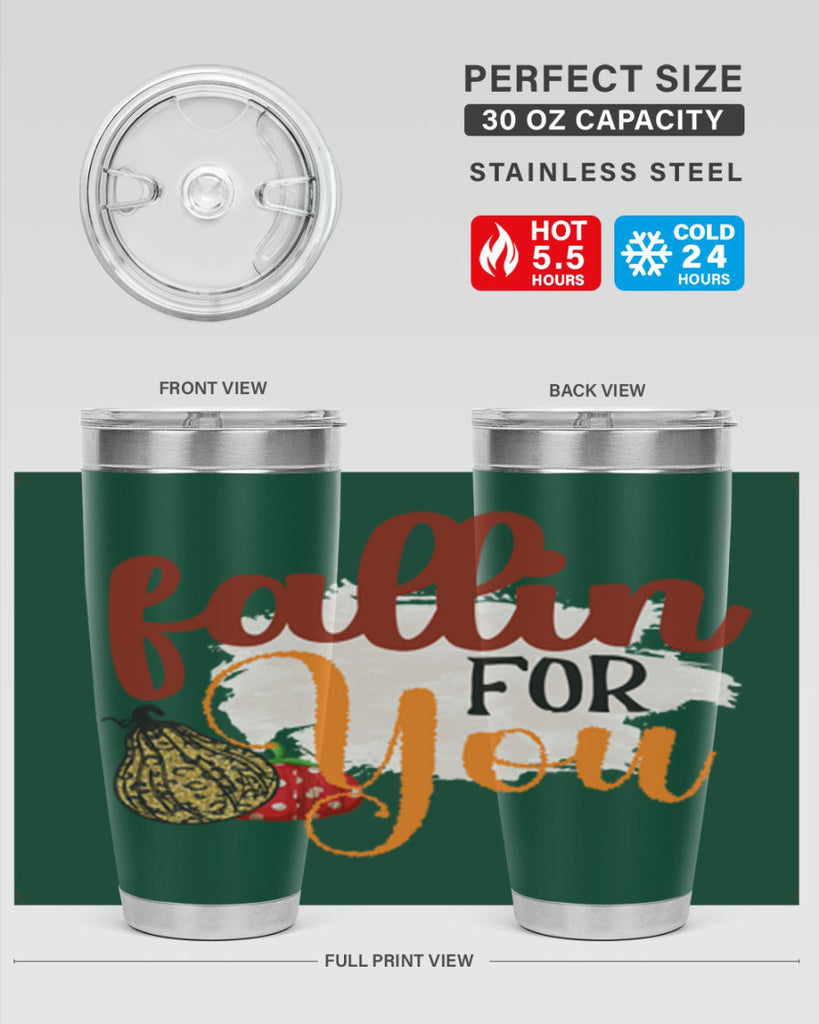 fallin for you 167#- fall- Tumbler