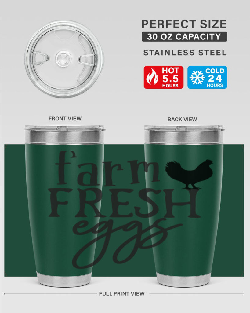 farm fresh eggs 102#- kitchen- Tumbler