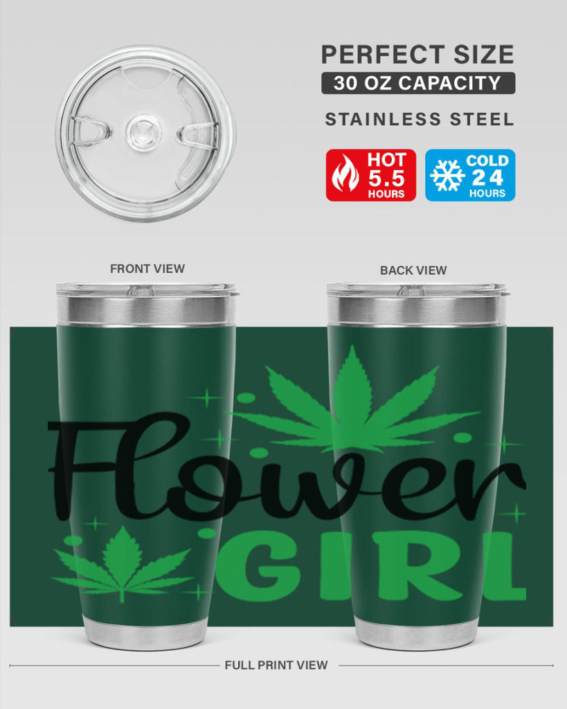 flower girl 83#- marijuana- Tumbler