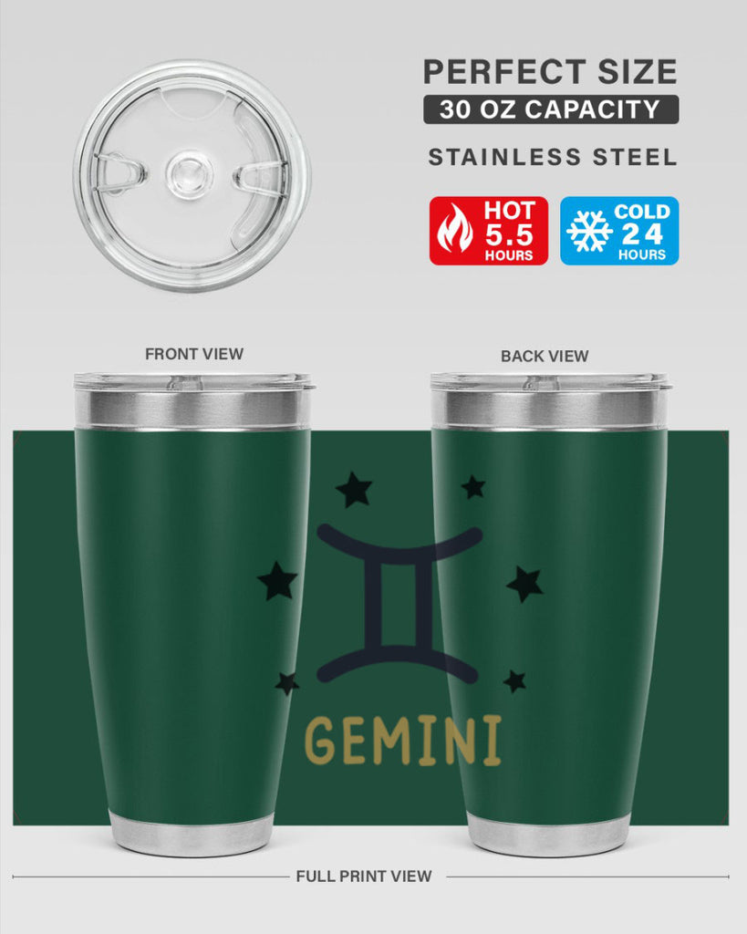 gemini 241#- zodiac- Tumbler