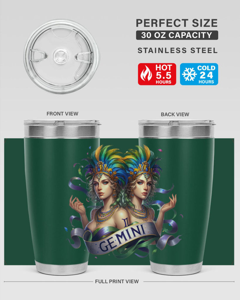 gemini 243#- zodiac- Tumbler