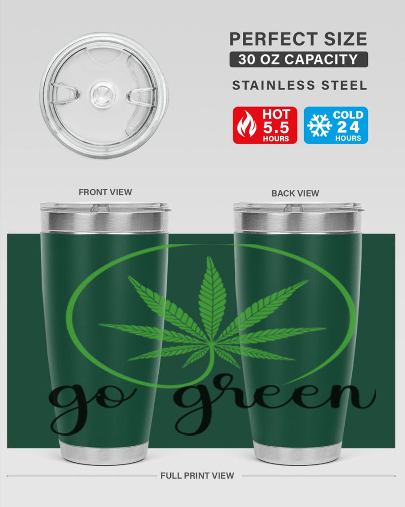 go green cannabis 92#- marijuana- Tumbler