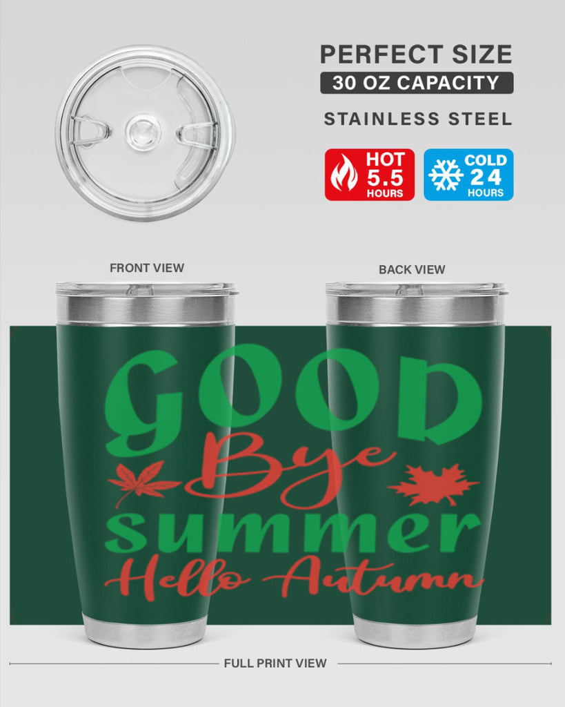 goodbye summer hello autumn 212#- fall- Tumbler