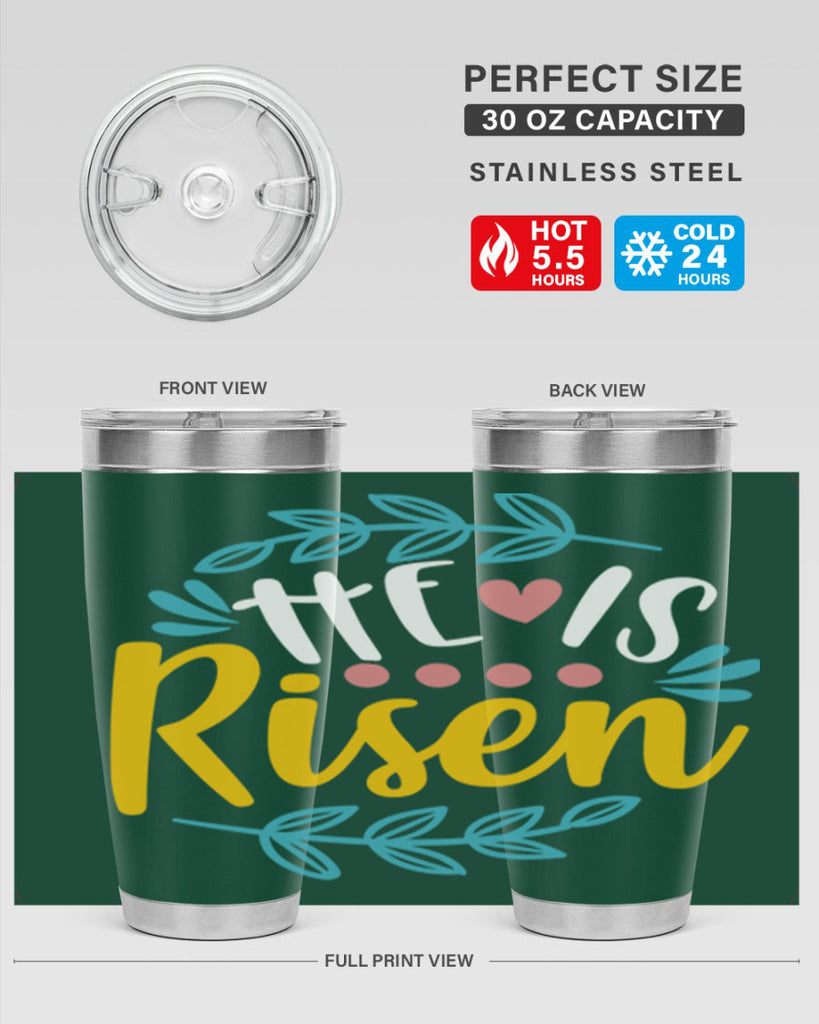 he is risen 78#- easter- Tumbler