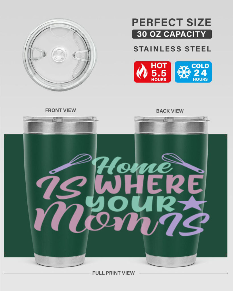 home is where your mom is 37#- home- Tumbler