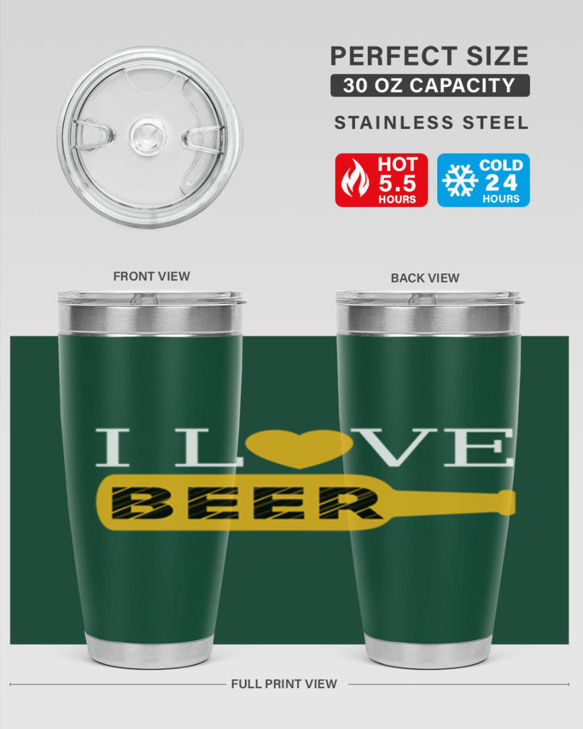 i love beer 75#- beer- Tumbler