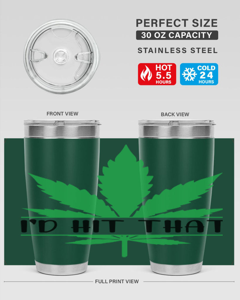 id hit that weed 143#- marijuana- Tumbler