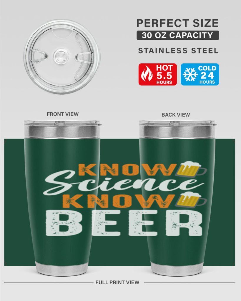 know science know beer 148#- beer- Tumbler