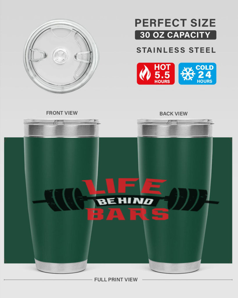 life behind bars 6#- gym- Tumbler