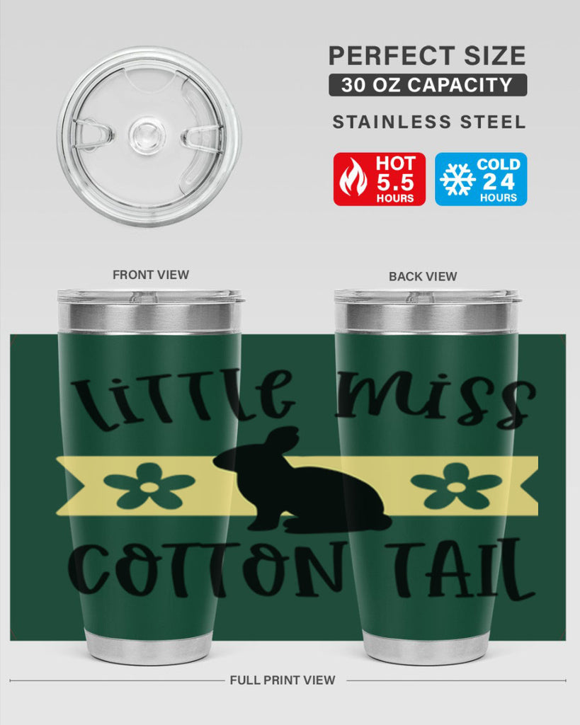 little miss cotton tail 17#- easter- Tumbler