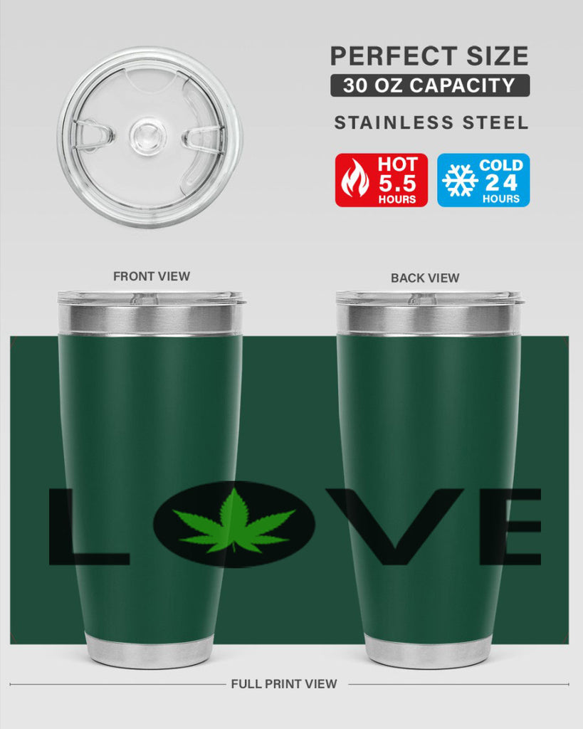 love cannabis 189#- marijuana- Tumbler