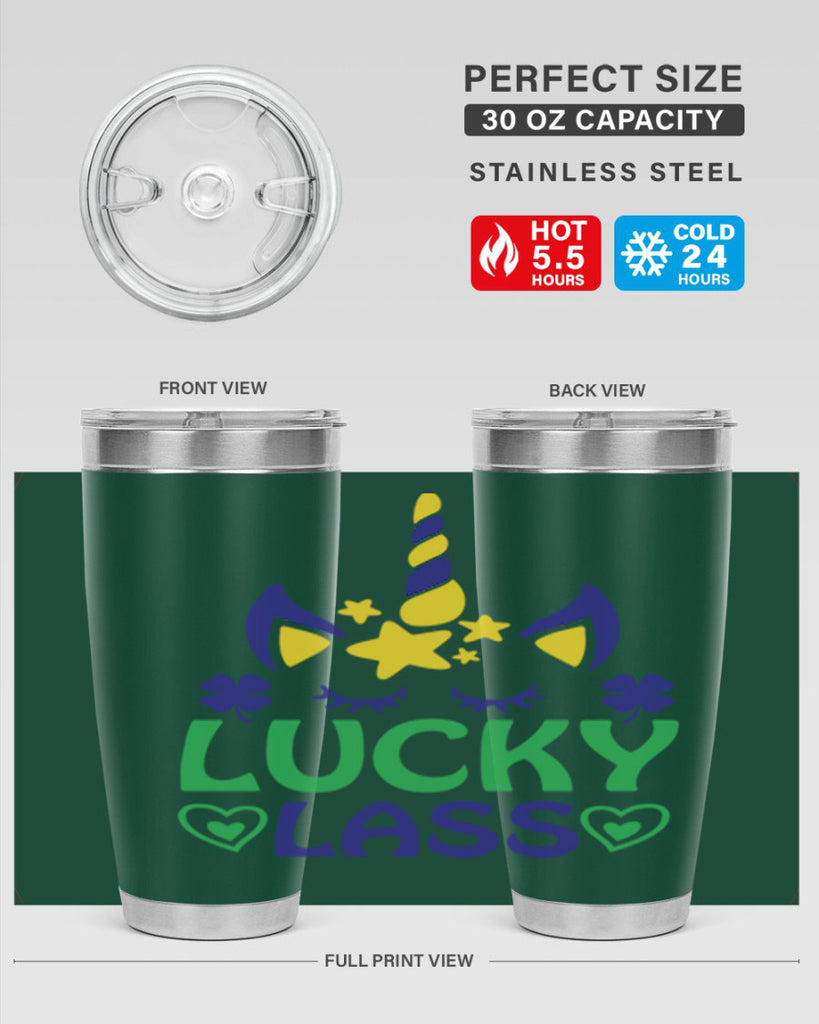 lucy lass 11#- mardi gras- Tumbler