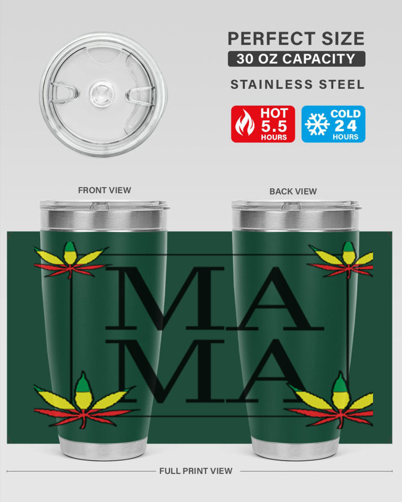 mama weed 197#- marijuana- Tumbler