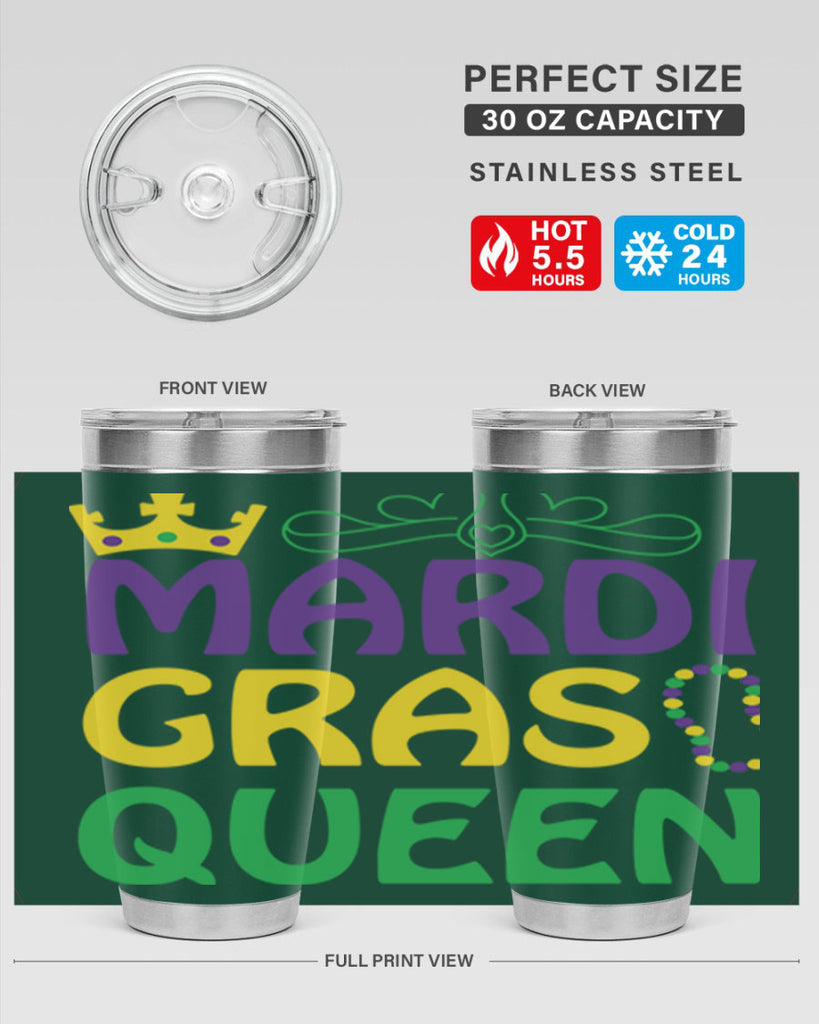 mardi gras queen 8#- mardi gras- Tumbler