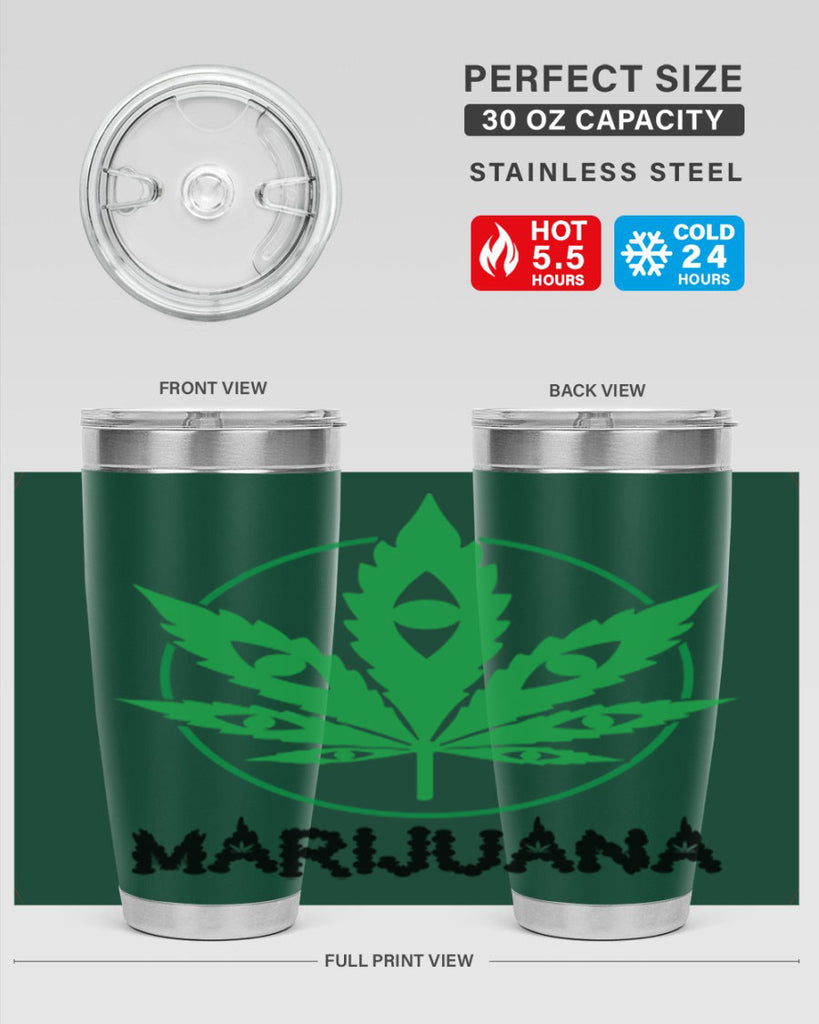 marijuana 198#- marijuana- Tumbler