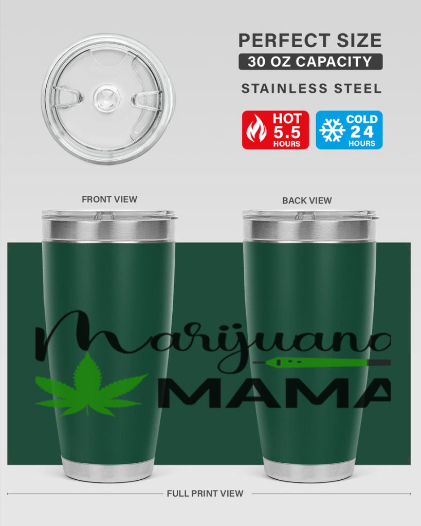 marijuana mama 204#- marijuana- Tumbler