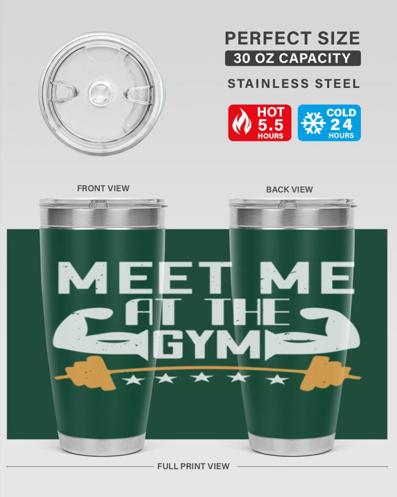 meet me at the gym 83#- gym- Tumbler