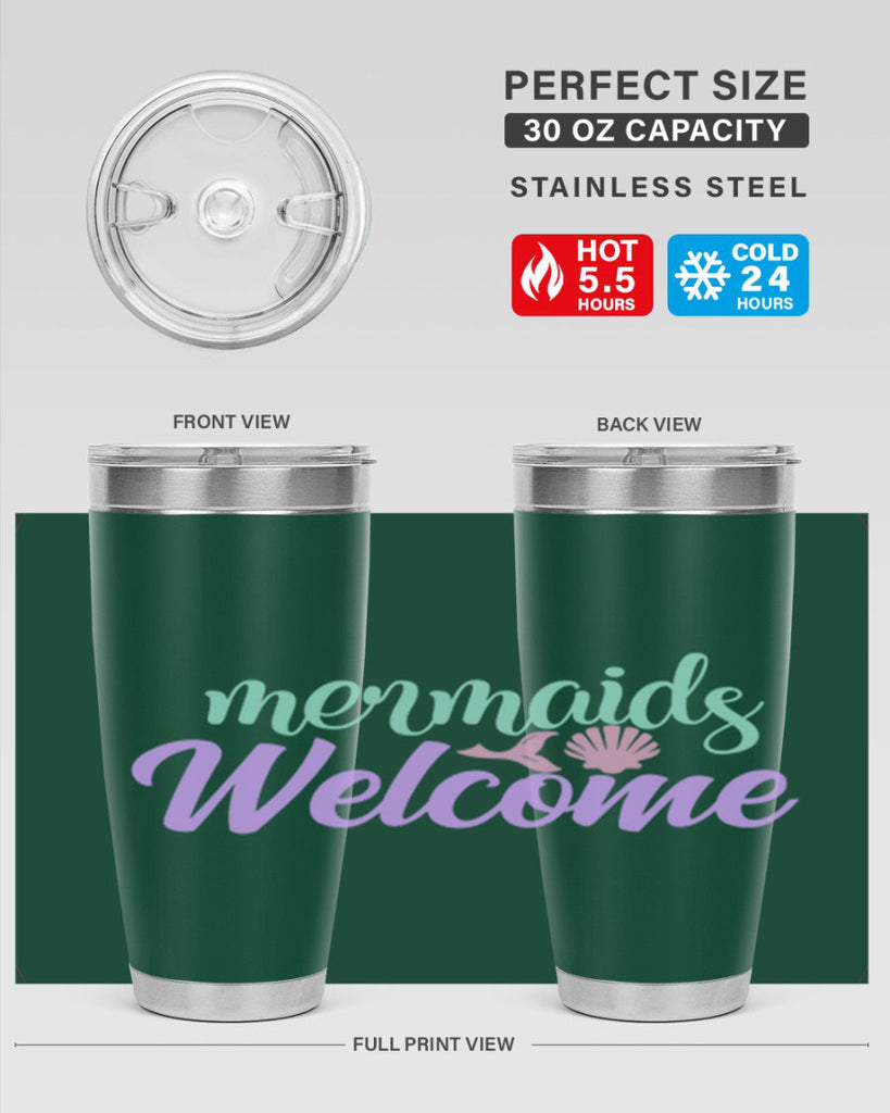 mermaids welcome 6#- mermaid- Tumbler