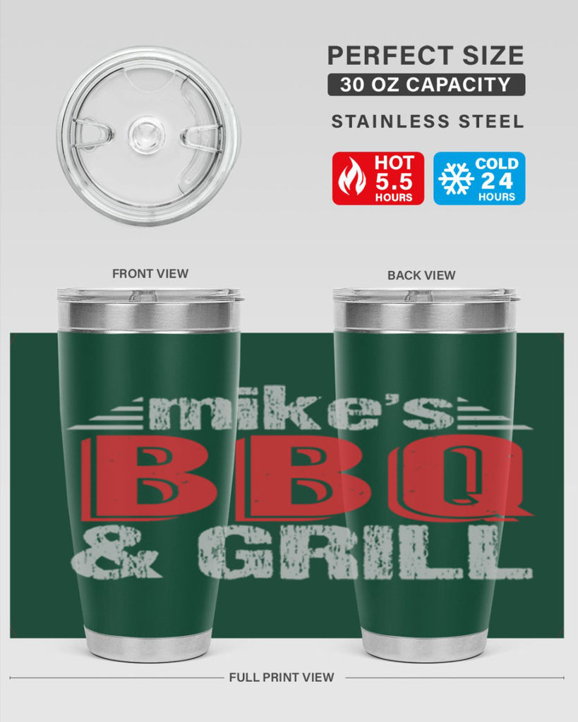 mikes bbq and grill 23#- bbq- Tumbler